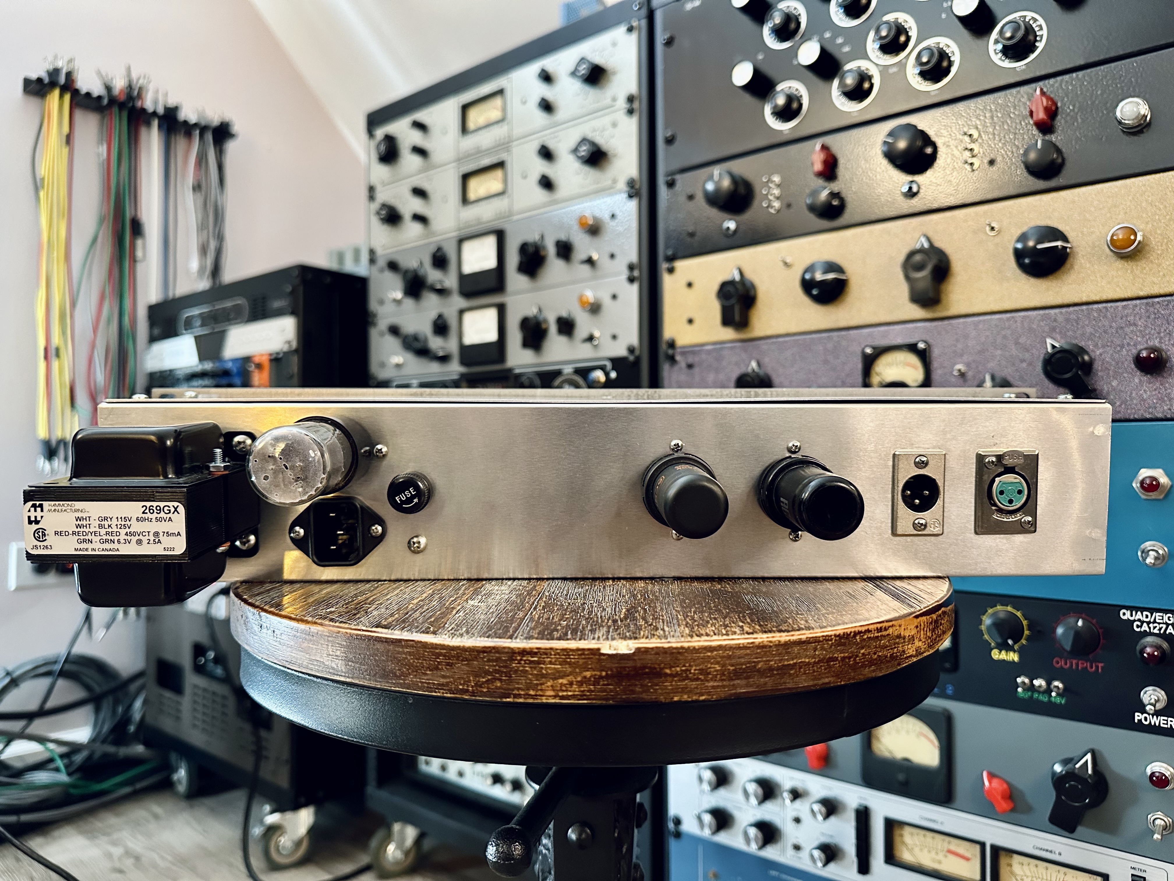 skのアンプ　真空管マイクプリアンプ Gates SA-70 塗装あり Gates SA-70 Part 3 – Enclosure – Downbeat Studio & Design